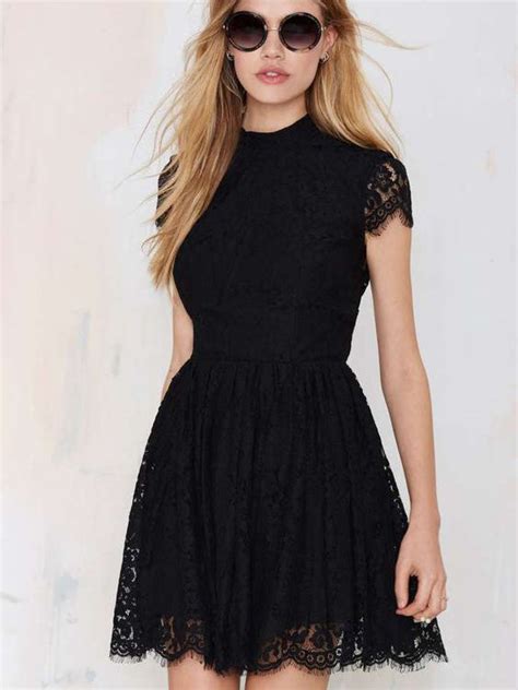 little black dresses homecoming dress sexy open back lace short prom d anna promdress