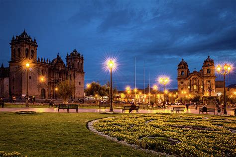 Cuzco Main Square Photograph By Maria Coulson