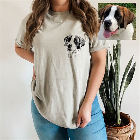 Custom Dog Tshirt Custom Pet Shirt Custom Pet Tee Dog Mom Etsy