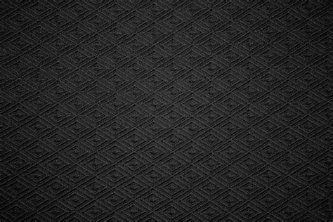 Black Knit Fabric With Diamond Pattern Texture Picture Free