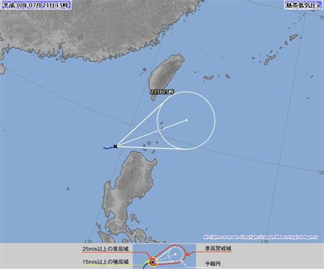 気象庁などで通常使われる単位はm/s（いわゆる秒速）、国際的にはノット が用いられる。 気象庁などで通常使われる単位はm/s（いわゆる秒速）、国際的にはノット (kt) が用いられる。 測定には風速計が使用される。 概要. 台風の「卵」熱帯低気圧、南シナ海で発生 22日に沖縄の南へ ...