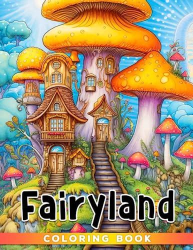 Fairyland Coloring Book Faries And Magical Fantasy Lands Coloring