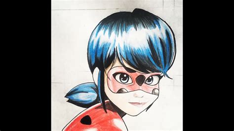 How To Draw Miraculous Ladybug Step By Step Tutorial Youtube