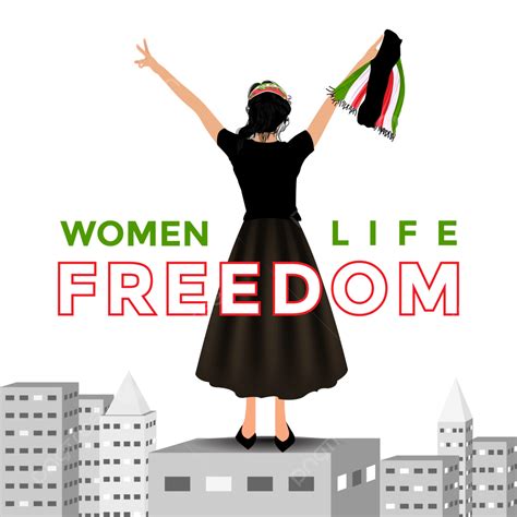 Women Life Freedom Iran Protesttake Part During A Demonstration In