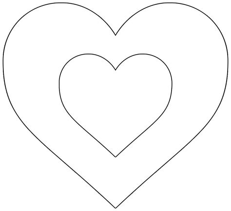 Best Free Printable Heart Template Skillofking With Regard To Free