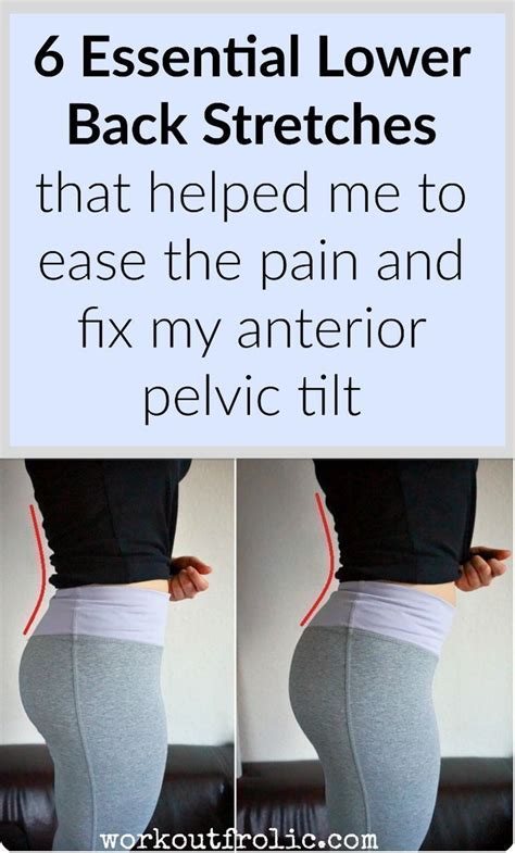 10 Easy Anterior Pelvic Tilt Stretches To Relieve Back Pain Artofit