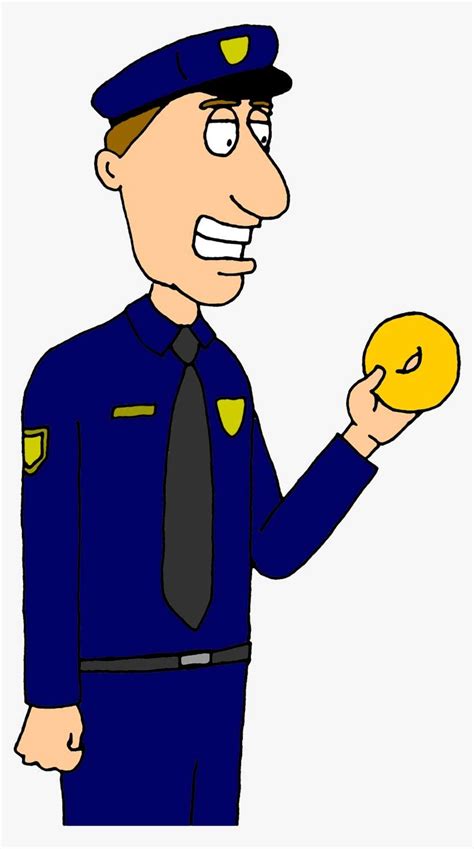 Cop With Donut Clip Art Png Image Transparent Png Free Download On
