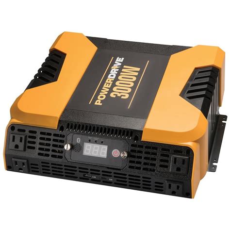 Powerdrive Watt Power Inverter With Ac Dual Port Standard Usb