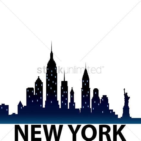 Manhattan Skyline Drawing Free Download On Clipartmag