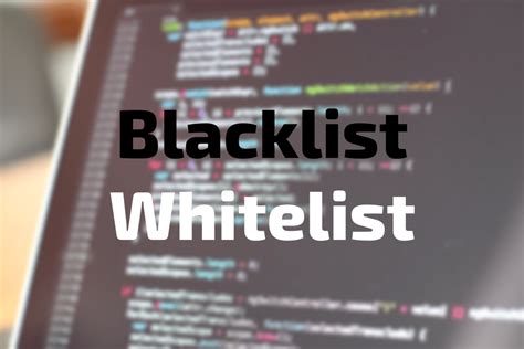 Technologické Firmy Odstraňujú Z Kódov Slová Whitelist A Blacklist Sú