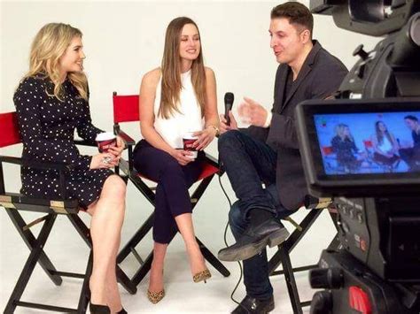 Sophie Colquhoun And Merritt Patterson At An Interview For Their Show