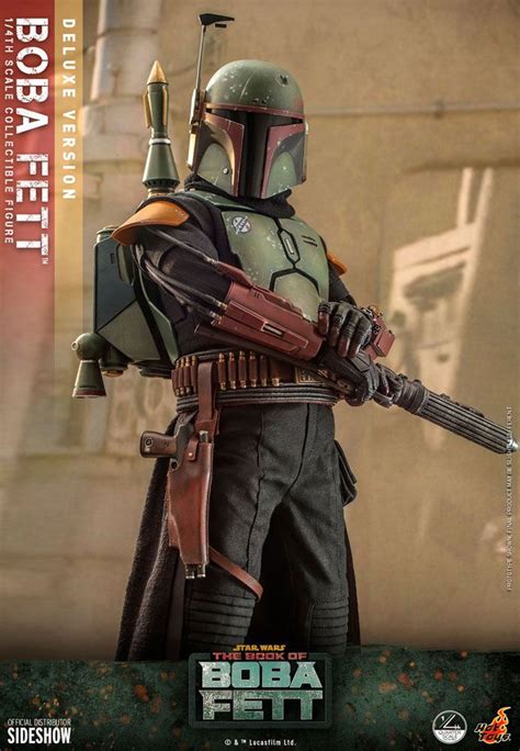 star wars boba fett deluxe version star wars the book of boba fett 1 4 action figure by hot toys