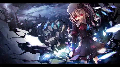 Download Flandre Scarlet Anime Touhou Hd Wallpaper By Missile228