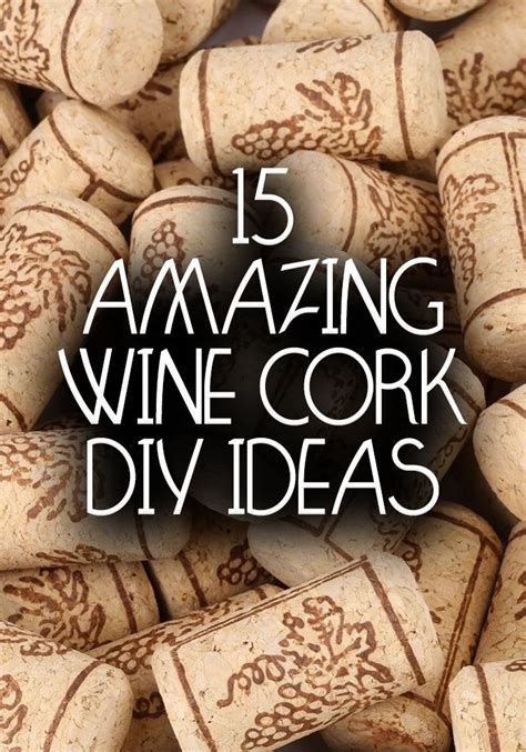 Amazing Wine Cork DIY Ideas Wine Cork Diy Wine Cork Crafts Christmas Cork Crafts Diy