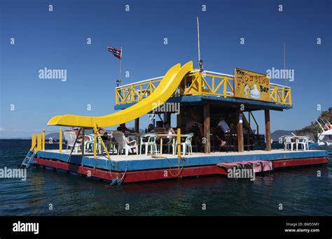 The Original Floating Bar In The Bay Off Sabang Beach In Puerto Galera