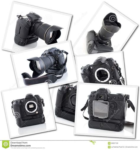 Camera Collage Stock Image Image Of Background Camera 66607109