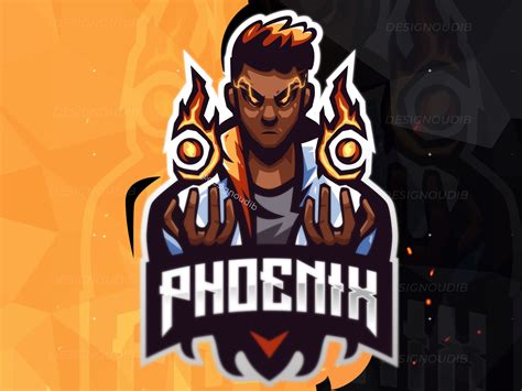 Valorant Phoenix Character Gaming Esports Mascot Logo By Simo Oudib On