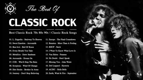 Classic Rock Collection Best Classic Rock Songs Of 70s 80s 90s Youtube