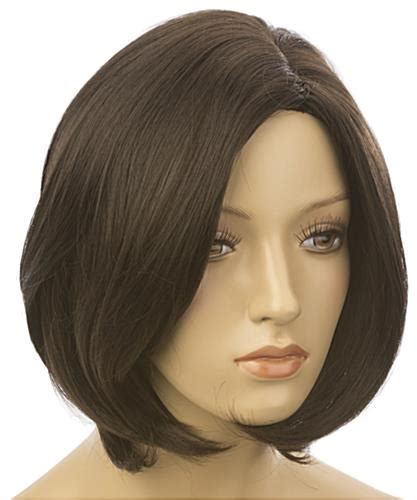 Female Mannequin Wig With Short Hair Dark Brown Color