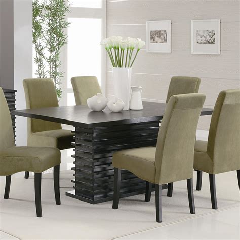 modern dining room table and chair sets dining accadueo pcs boditewasuch