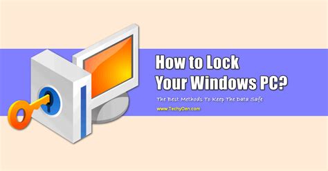 How To Lock Windows Computer 5 Methods To Keep The Data Safe