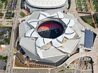 El techo de "pétalos" del Mercedes Benz Stadium - Máximo Avance