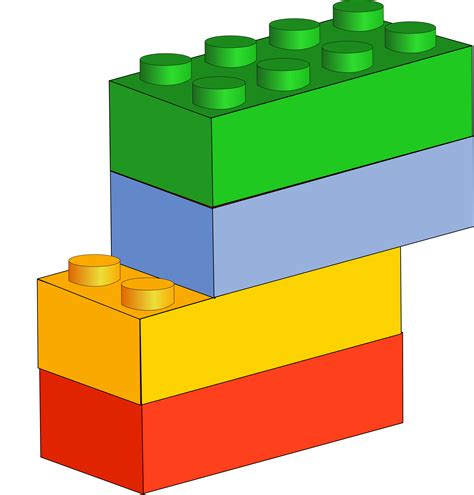 Lego Blocks Vector Clipart Free Public Domain Stock Photo Clipartix