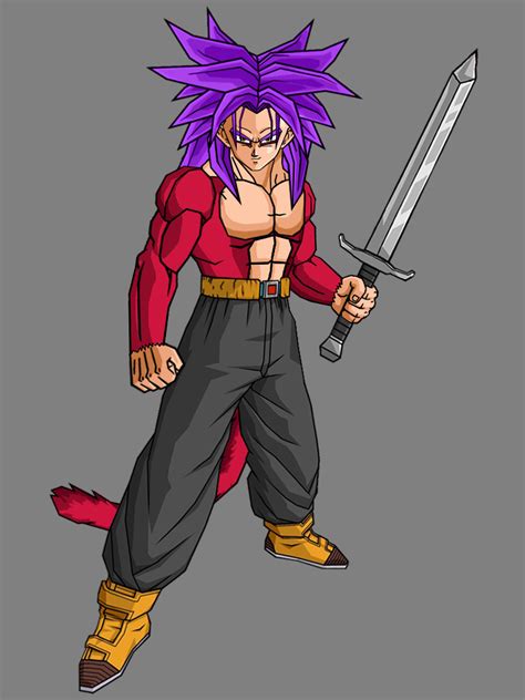 Trunks is trained by future gohan and is a gifted fighter, swordsman and a super saiyan. Trunks son of tregeta | Ultra Dragon Ball Wiki | FANDOM ...