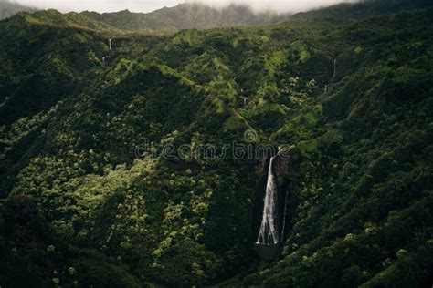 Mount Waialeale Known As The Wettest Spot On Earth Kauai Hawaii Stock
