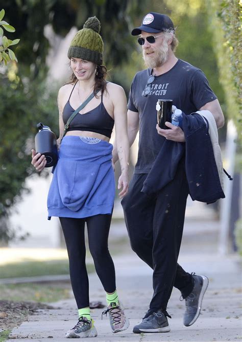 Lena Headey And Boyfriend Marc Menchaca Out In Hollywood 01202021