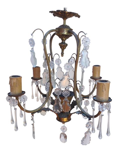 French Crystal Chandelier on Chairish.com | Chandelier, Crystal chandelier, Bronze chandelier