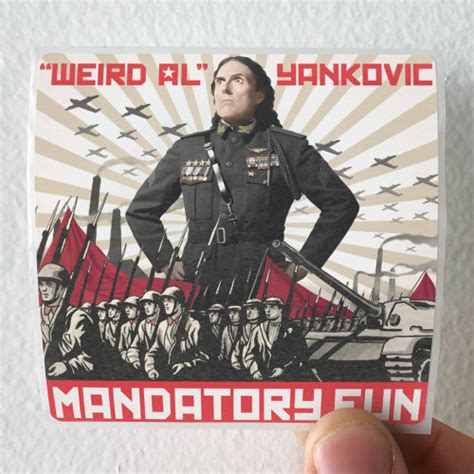 Weird Al Yankovic Mandatory Fun Album Cover Sticker
