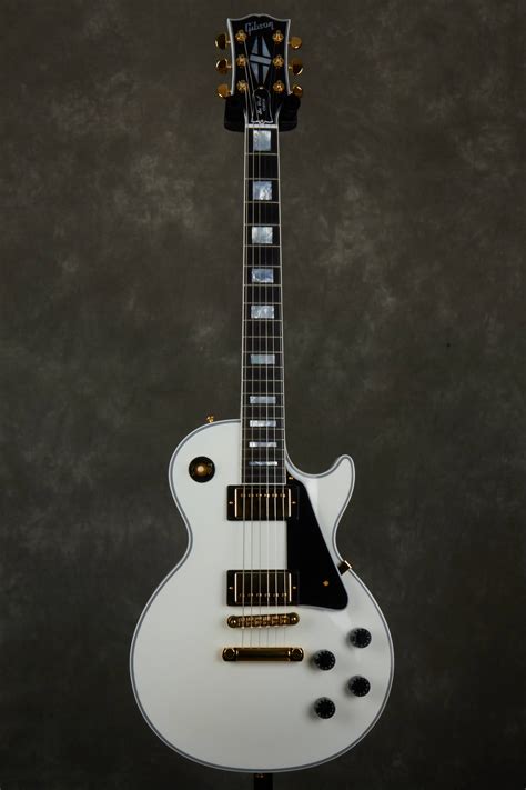 Gibson Les Paul Custom Gloss EB Alpine White Rich Tone Music