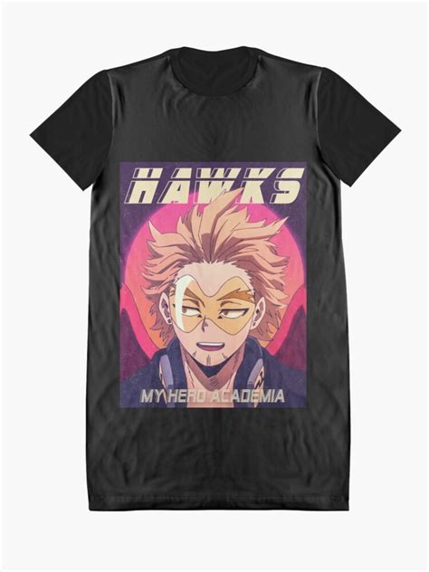Keigo Takami My Hero Academia Hawks Boku No Hero Bnha Mha Graphic T Shirt Dress By