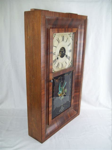 Antique Waterbury Mantle Clock Key Wind Pendulum Weight Etsy