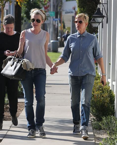 Ellen DeGeneres Portia De Rossi Ellen Degeneres And Portia De Rossi