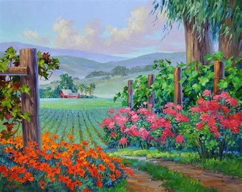 Allure Of Napa Landscape Paintings Painting Photos Art