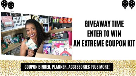 Giveaway Time 💪🏾 Enter To Win An Extreme Coupon Kitcoupon Binder