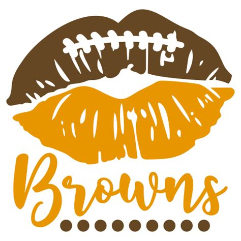 Cleveland Browns Lips Svg Browns Lips Vector File Browns Lips