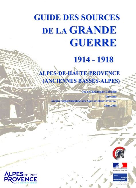 Guide Des Sources De La Grande Guerre 1914 1918 Archives