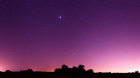 Purple Sky With Stars Hd Space Wallpapers Hd Wallpapers