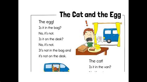 Kids Reading Practice Trw Readers 1 Story 5 The Cat And The Egg