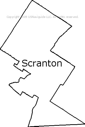 Scranton Zip Code Map Time Zones Map