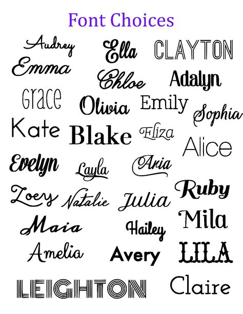 Bittyowlboutique Name Stickers Lettering Lettering Fonts