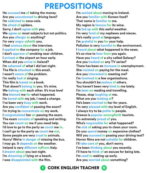 They are modifying nouns (that boy and the policeman). prepositional-phrase-sentences-list - MyEnglishTeacher.eu Blog