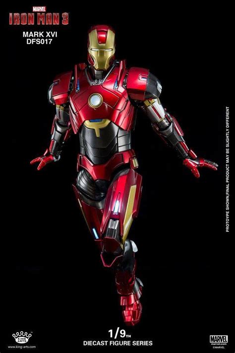 Tony stark just finished his new high tech suit called mark 3 and he needs your help to test the suit in order to see if iron man will be able to defeat new enemies that will are you the right person for this task? King Arts - DFS017 - Iron Man 3 - 1/9th Scale Iron Man ...