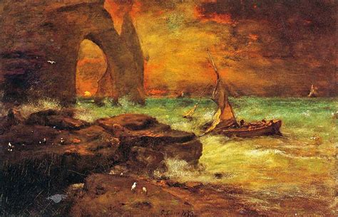 19th Century American Paintings George Inness Ctd Sunset Painting