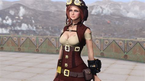【fallout 4】ashara Fo4 Steampunk Lady Tre Maga