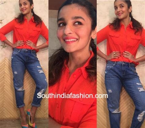 Alia Bhatt In A Casual Look 2018 South India Fashion