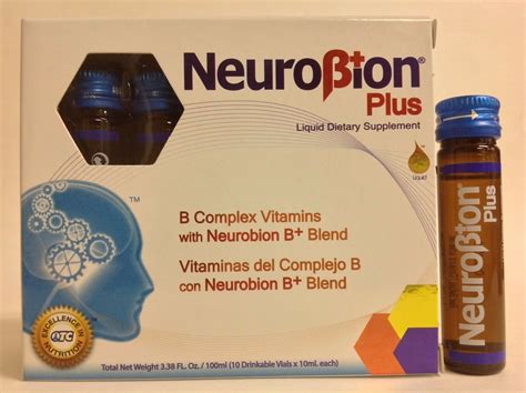 neurobion plus b complex vitamins 10 drinkable vials vitaminas complejo b